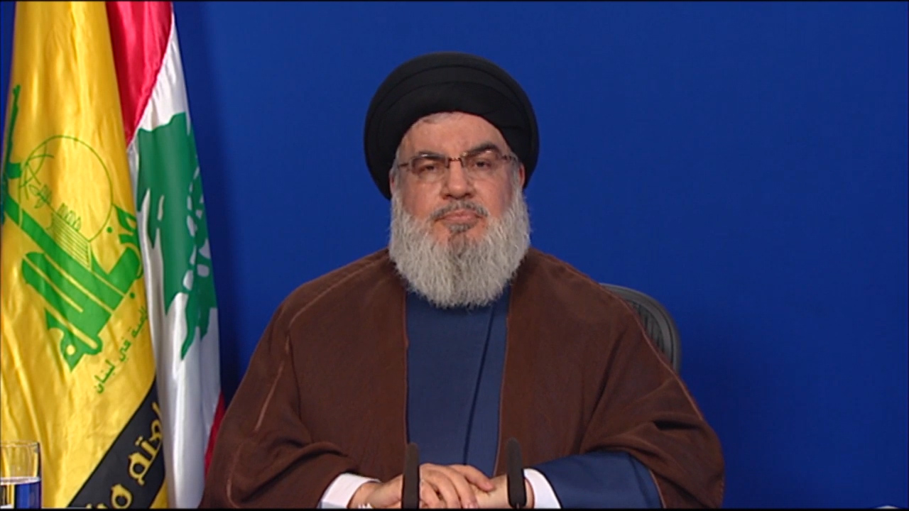 السيد حسن نصرالله: نتقدم للإمام السيد الخامنئي ومسؤولي الجمهورية الإسلامية والشعب الإيراني بأحر التعازي في شهداء المجزرة الرهيبة التي ارتكبها داعش الوهابي في شيراز